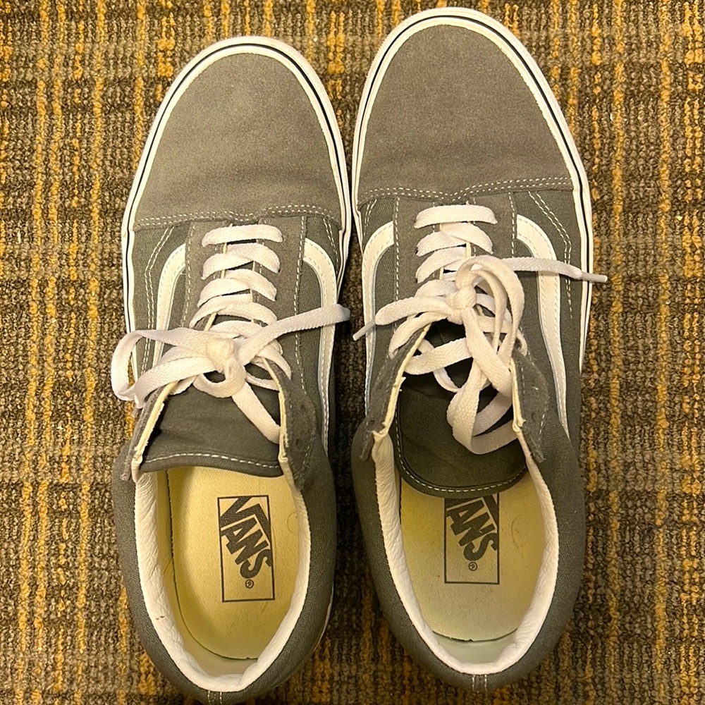 Vans grey classic men skater shoes